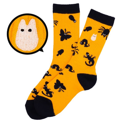 My Neighbor Totoro Socks - GBL Opening Pattern - Yellow - official product view 1