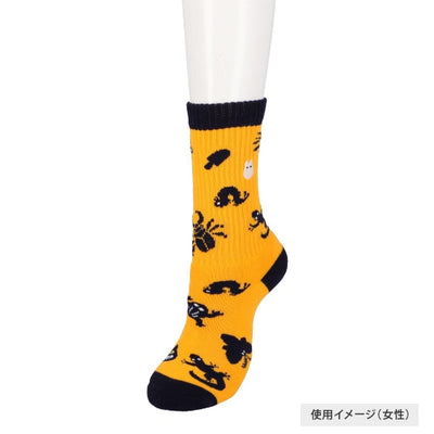 My Neighbor Totoro Socks - GBL Opening Pattern - Yellow - official product view 5