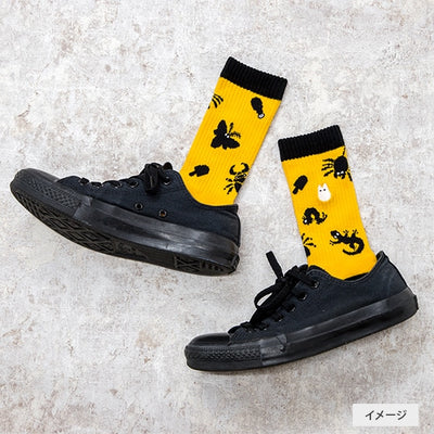 My Neighbor Totoro Socks - GBL Opening Pattern - Yellow - official product view 6