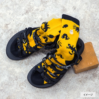 My Neighbor Totoro Socks - GBL Opening Pattern - Yellow - official product view 7