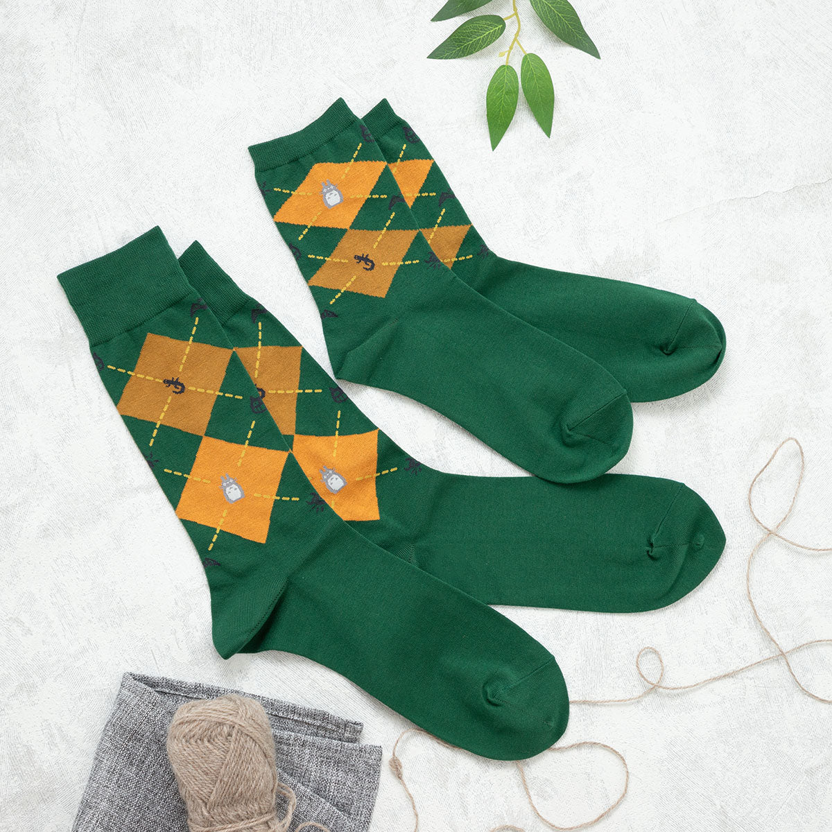 My Neighbor Totoro Socks - Opening All-Over Pattern - official product view 6