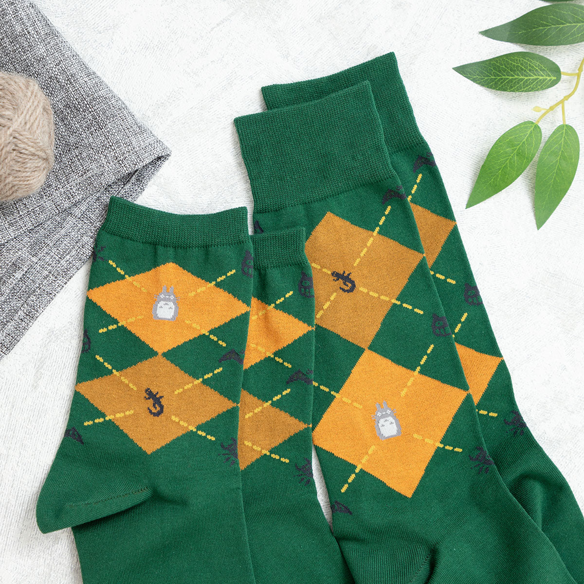 My Neighbor Totoro Socks - Opening All-Over Pattern - official product view 7