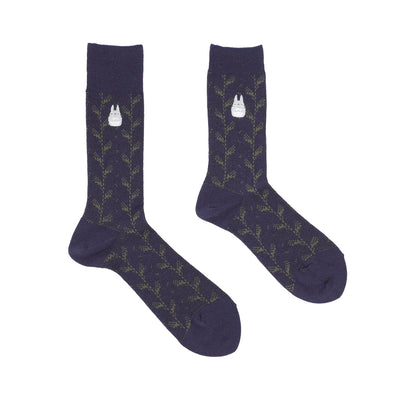 My Neighbor Totoro Socks - Totoro Knitted All-Over Pattern - official product view 1