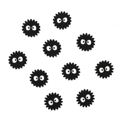 My Neighbor Totoro - Soot Sprite Erasers in a Glass Bottle (10 Pieces) - official view 4