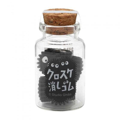 My Neighbor Totoro - Soot Sprite Erasers in a Glass Bottle (10 Pieces) - official view 5