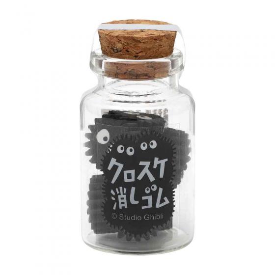 My Neighbor Totoro - Soot Sprite Erasers in a Glass Bottle (10 Pieces) - official view 5