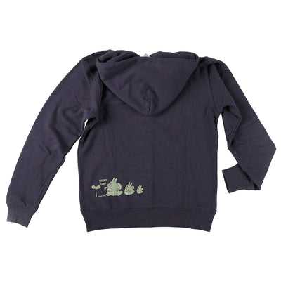 My Neighbor Totoro Totoro Fund Furoshiki Totoro Hoodie - Navy - official view 3