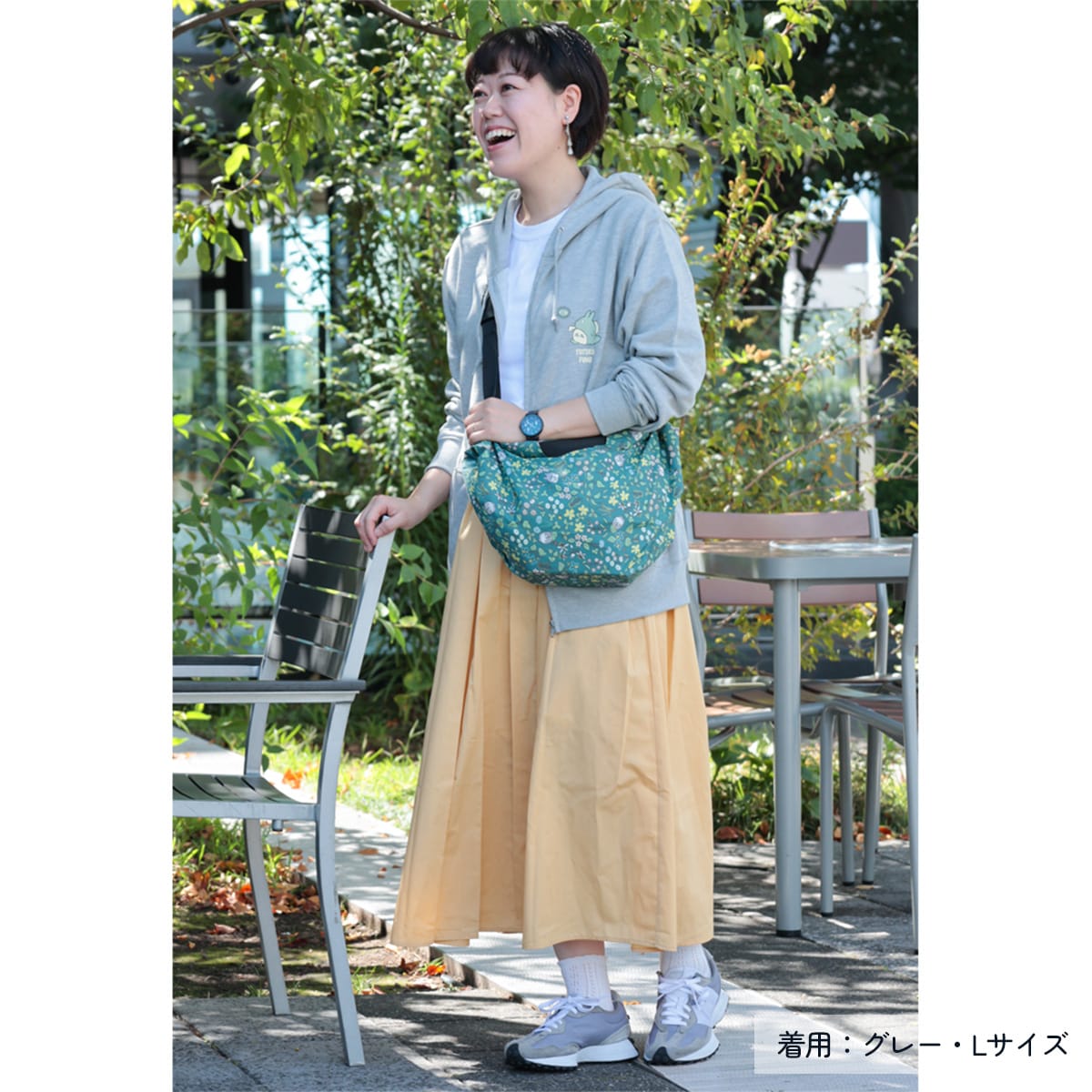 My Neighbor Totoro Totoro Fund Furoshiki Totoro Hoodie - Navy - official view 5