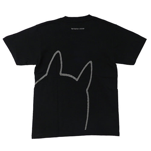 My Neighbor Totoro Totoro Fund Hello Totoro T-Shirt - Black - official view 2