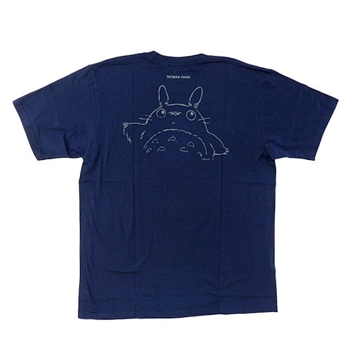 My Neighbor Totoro Totoro Fund Meadow Totoro T-Shirt - Navy - official view 2