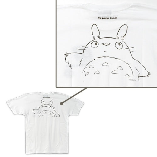 My Neighbor Totoro Totoro Fund Meadow Totoro T-Shirt - White - official view 3