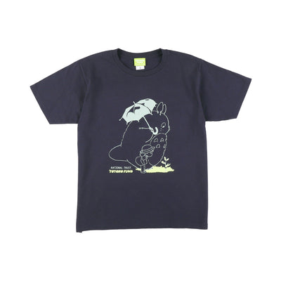 My Neighbor Totoro Totoro Fund Umbrella T-Shirt - Navy - official view 4