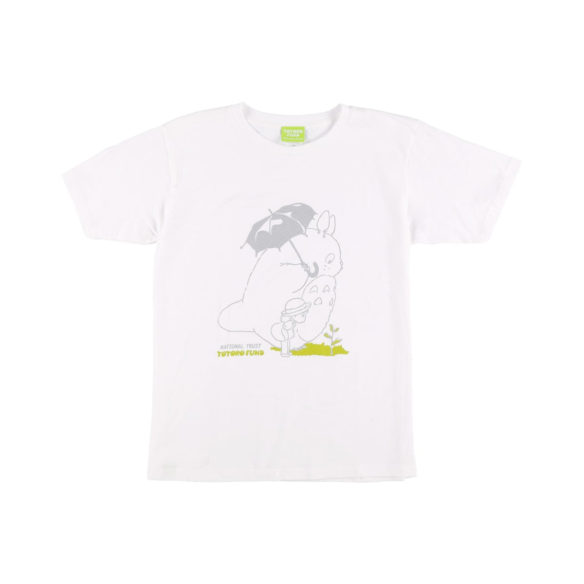 My Neighbor Totoro Totoro Fund Umbrella T-Shirt - White - official view 4