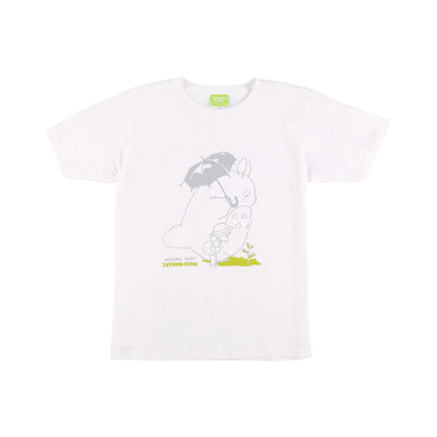 My Neighbor Totoro Totoro Fund Umbrella T-Shirt - White - official view 4