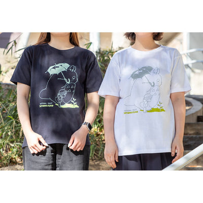 My Neighbor Totoro Totoro Fund Umbrella T-Shirt - White - official view 9