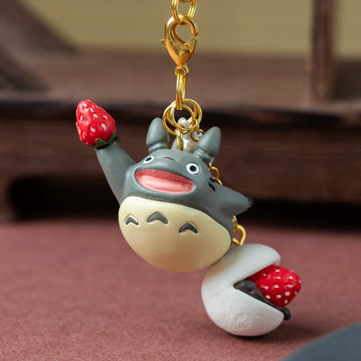 My Neighbor Totoro Wagashi Burarin Strawberry Daifuku Charm - official view 3