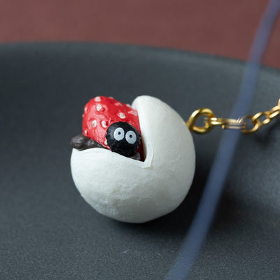 My Neighbor Totoro Wagashi Burarin Strawberry Daifuku Charm - official view 4