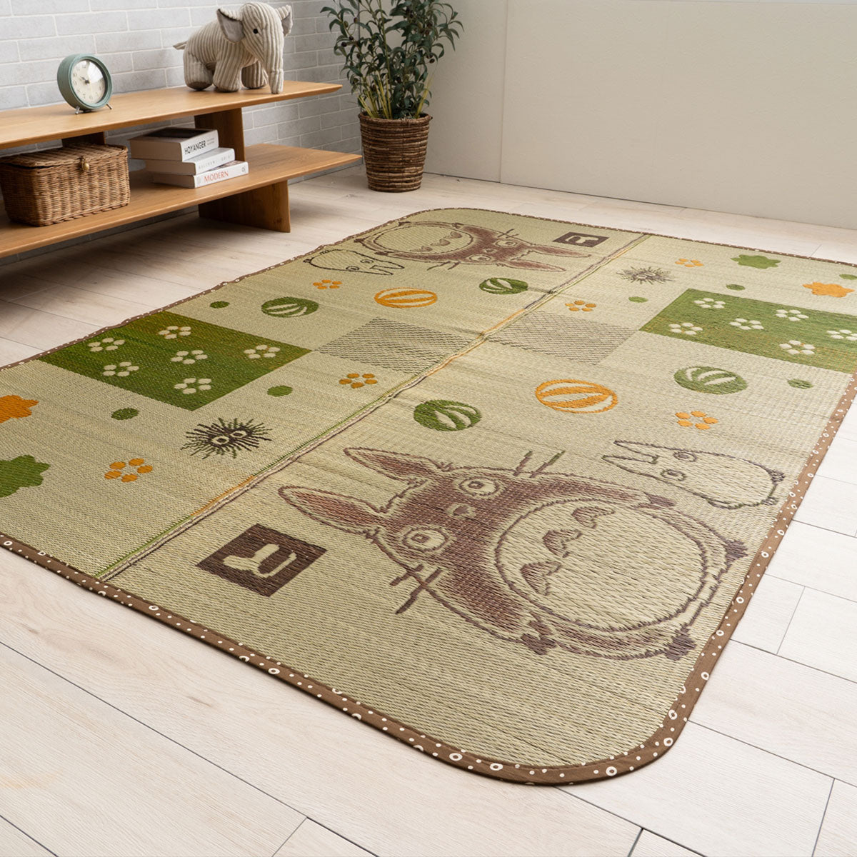 My Neighbor Totoro Wagokoro Igusa Rectangular Rug - official view 5