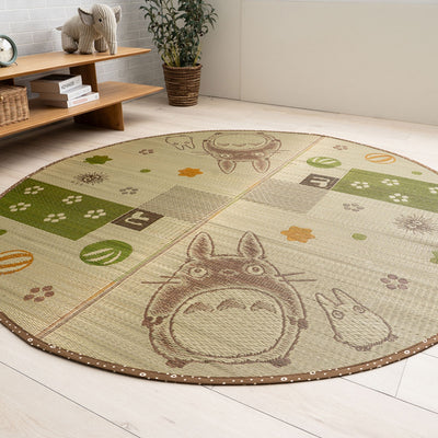 My Neighbor Totoro Wagokoro Igusa Round Rug - official view 2