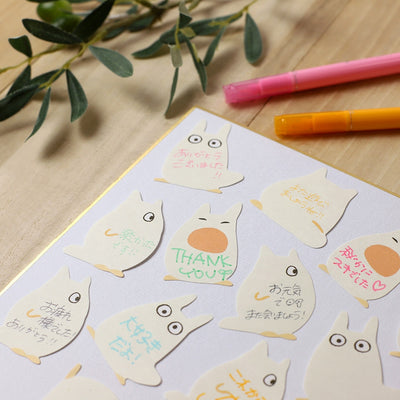 My Neighbor Totoro - White Totoro Flake Stickers (45 Pieces) - official view 3