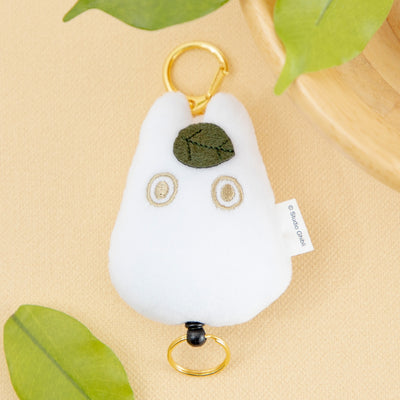My Neighbor Totoro White Totoro Retractable Reel Mascot - official view 1