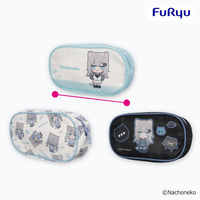 Three Nachoneko pen pouch designs by FuRyu