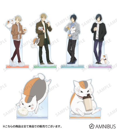 Natsume's Book of Friends Winter Outfit big acrylic stands, complete lineup