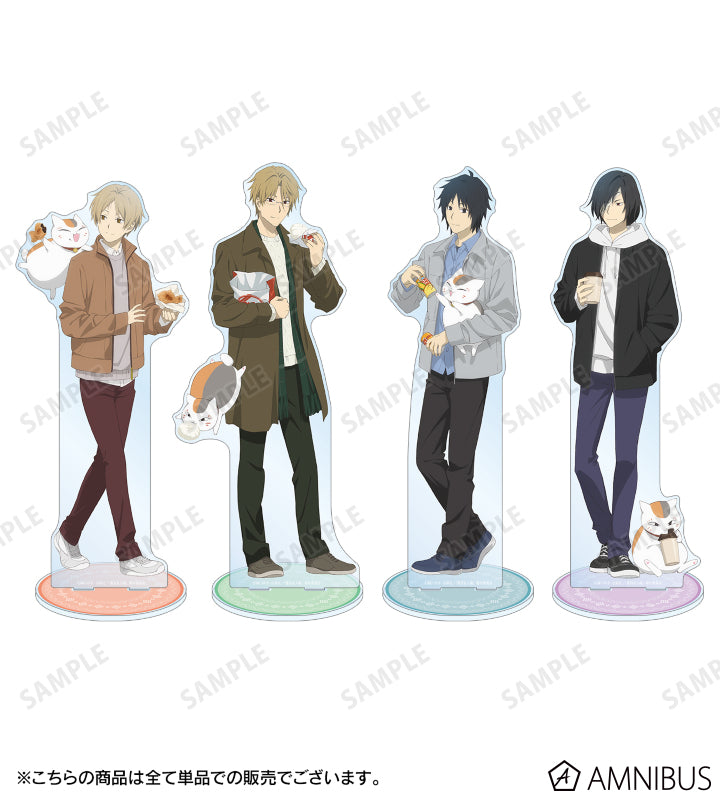 Natsume's Book of Friends Winter Outfit extra-large acrylic stands, complete lineup