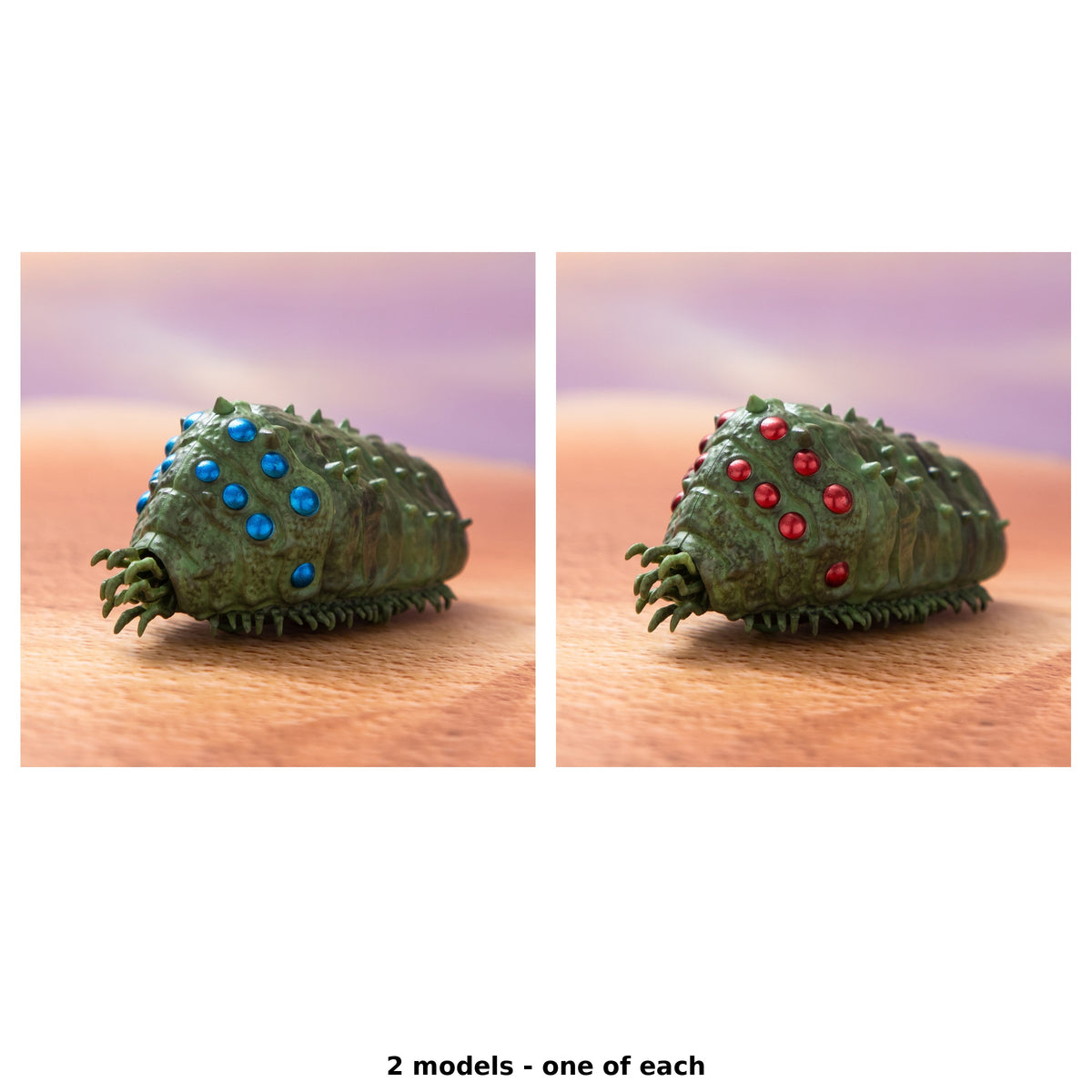 Nausicaä of the Valley of the Wind Ohmu Pull-Back Toys (2 Types) - Complete Set - one of each model