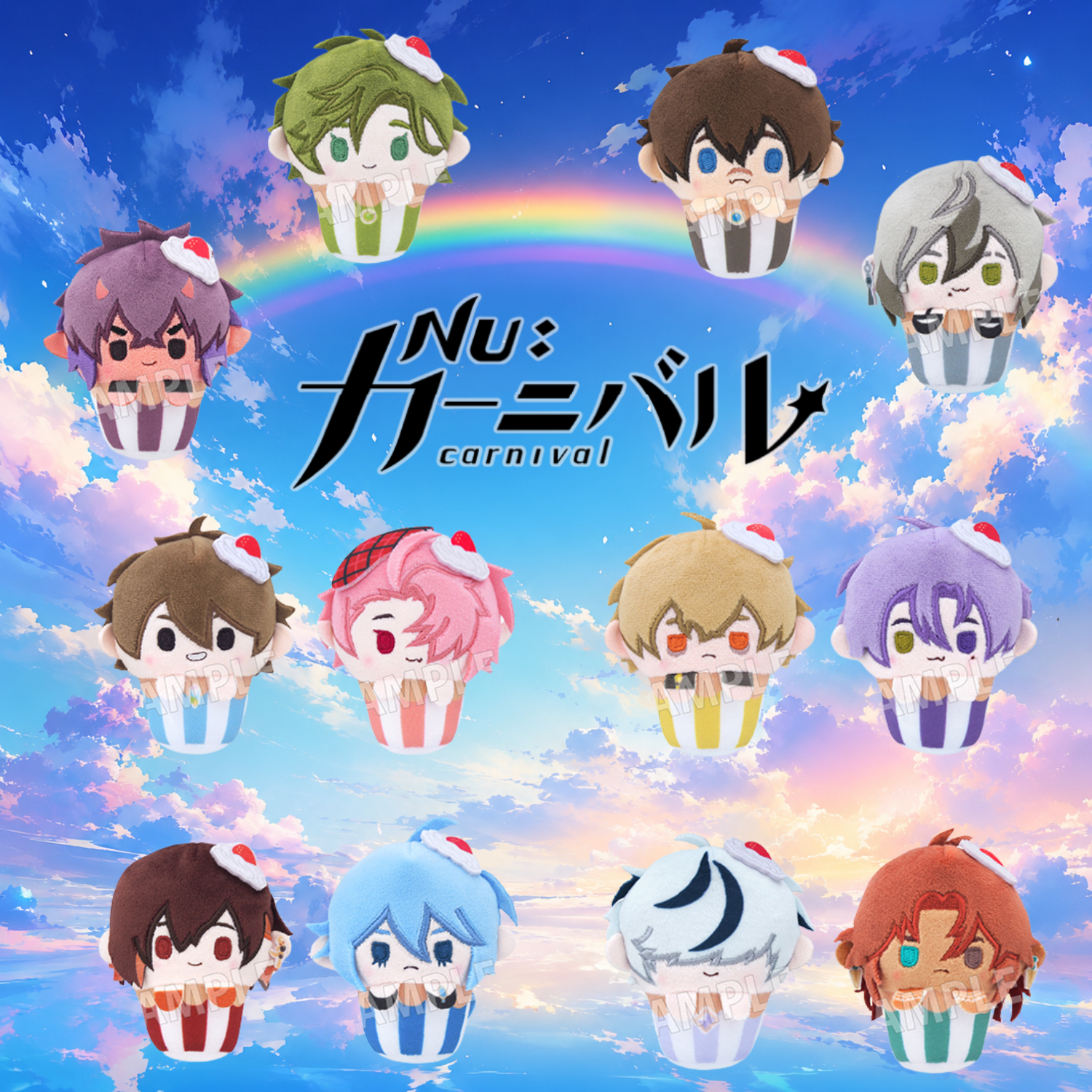 [Special Bundle] NU: Carnival - Cupcake Tapinui Plush (2 Type of Sets) [Pre-Order Nov 2026]