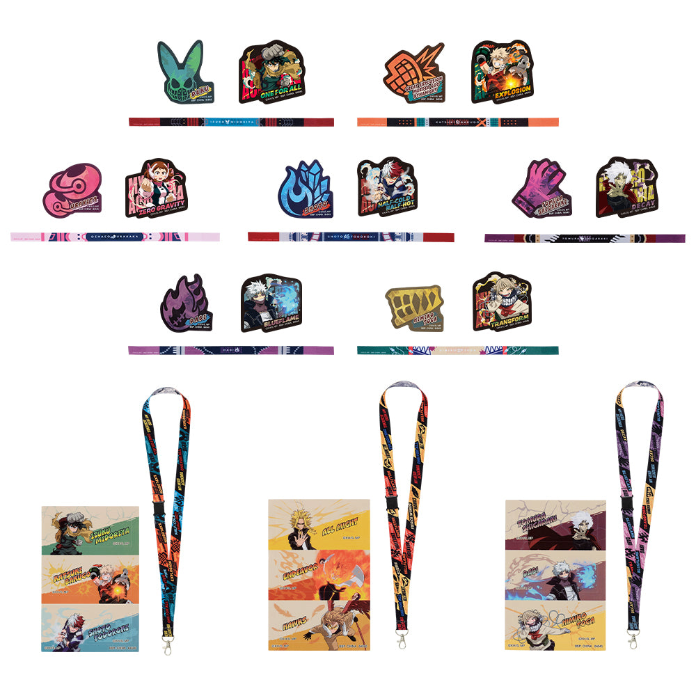 MY HERO ACADEMIA - ICHIBAN KUJI LET YOU DOWN - G PRIZE - smartphone ribbon/neck strap assortment Special Set 10 Pcs