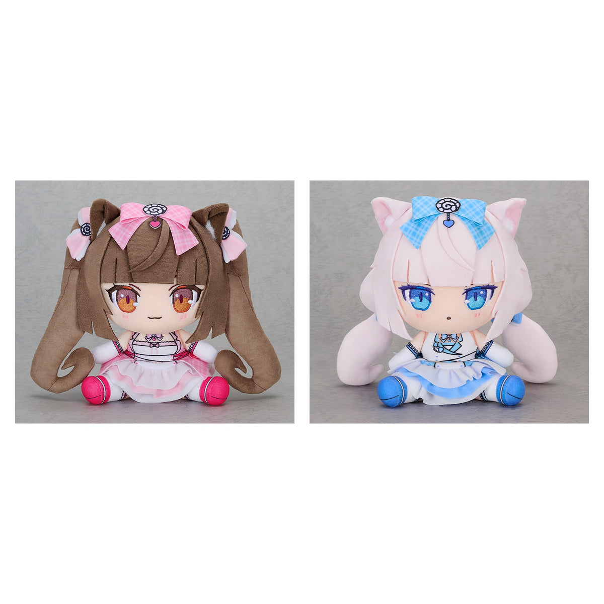 Nekopara Sekai Connect Chocopuni Plush Idol Outfit Ver. - Chocola and Vanilla Complete Set