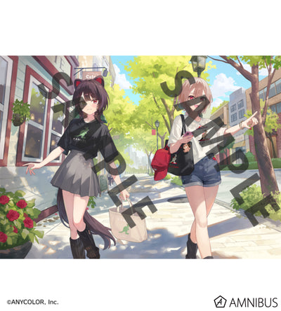 Furen E Lustario Nijisanji x KANGOL Oversized T-Shirt, official product view 6
