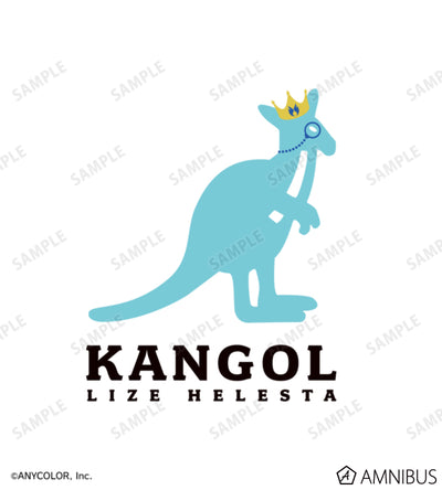 Lize Helesta Nijisanji x KANGOL Long Sleeve T-Shirt, official product view 2