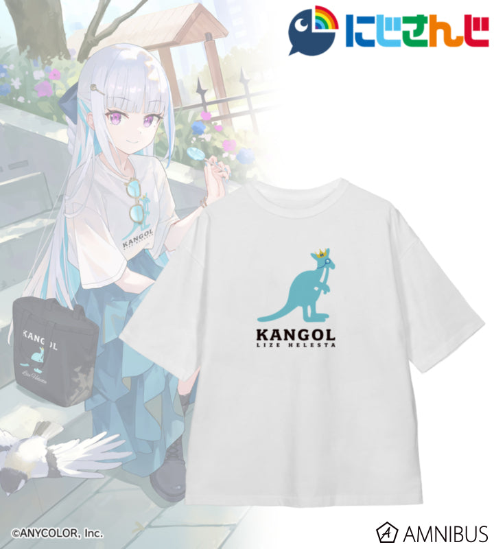 Lize Helesta Nijisanji x KANGOL Oversized T-Shirt, official product view 1