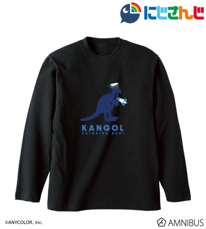 Shioriha Ruri Nijisanji x KANGOL Long Sleeve T-Shirt, official product view 1