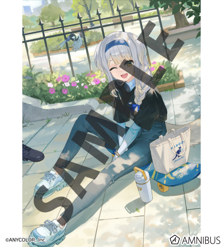Shioriha Ruri Nijisanji x KANGOL Oversized T-Shirt, official product view 5