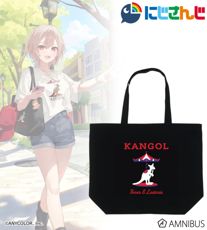 Furen E Lustario Nijisanji x KANGOL tote bag, official view 1