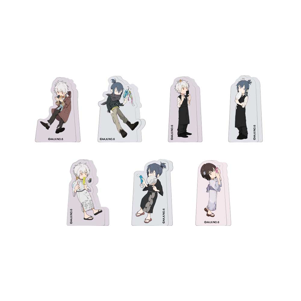 NO.6 Acrylic Mini Figures - Complete Set (7 Types) - Complete Set (7 Types)