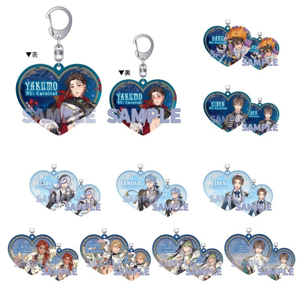 NU: Carnival Double-Sided Acrylic Keychain Collection Phantom Of Madness, Grand Operation & Holy Night Lights Sealed Box Of 10 official Movic product image