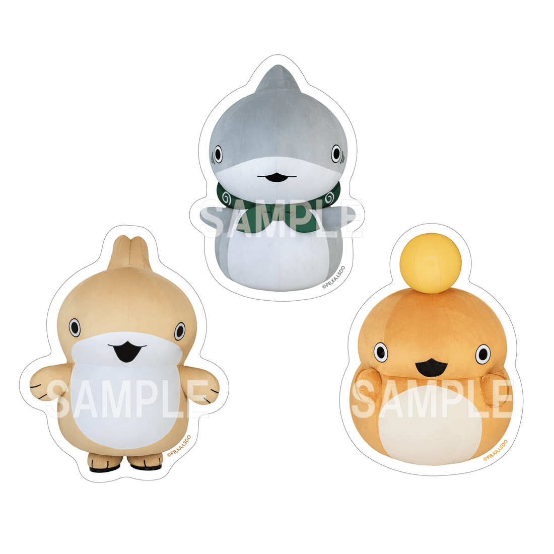 Odekake Kozame - Sticker Set - Mascot Photo - official image 2