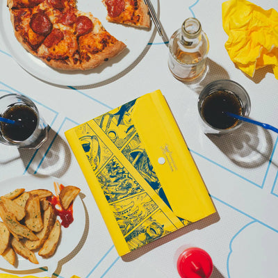 One Piece A5 - Banquet Yellow Planner Cover - official lifestyle view 6