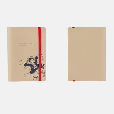 One Piece A5 - Luffy's Dream Sand Beige Planner Cover - official product view 1