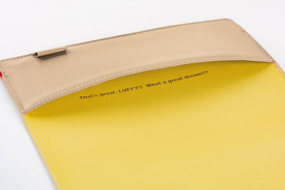 One Piece A5 - Luffy's Dream Sand Beige Planner Cover - official product view 12