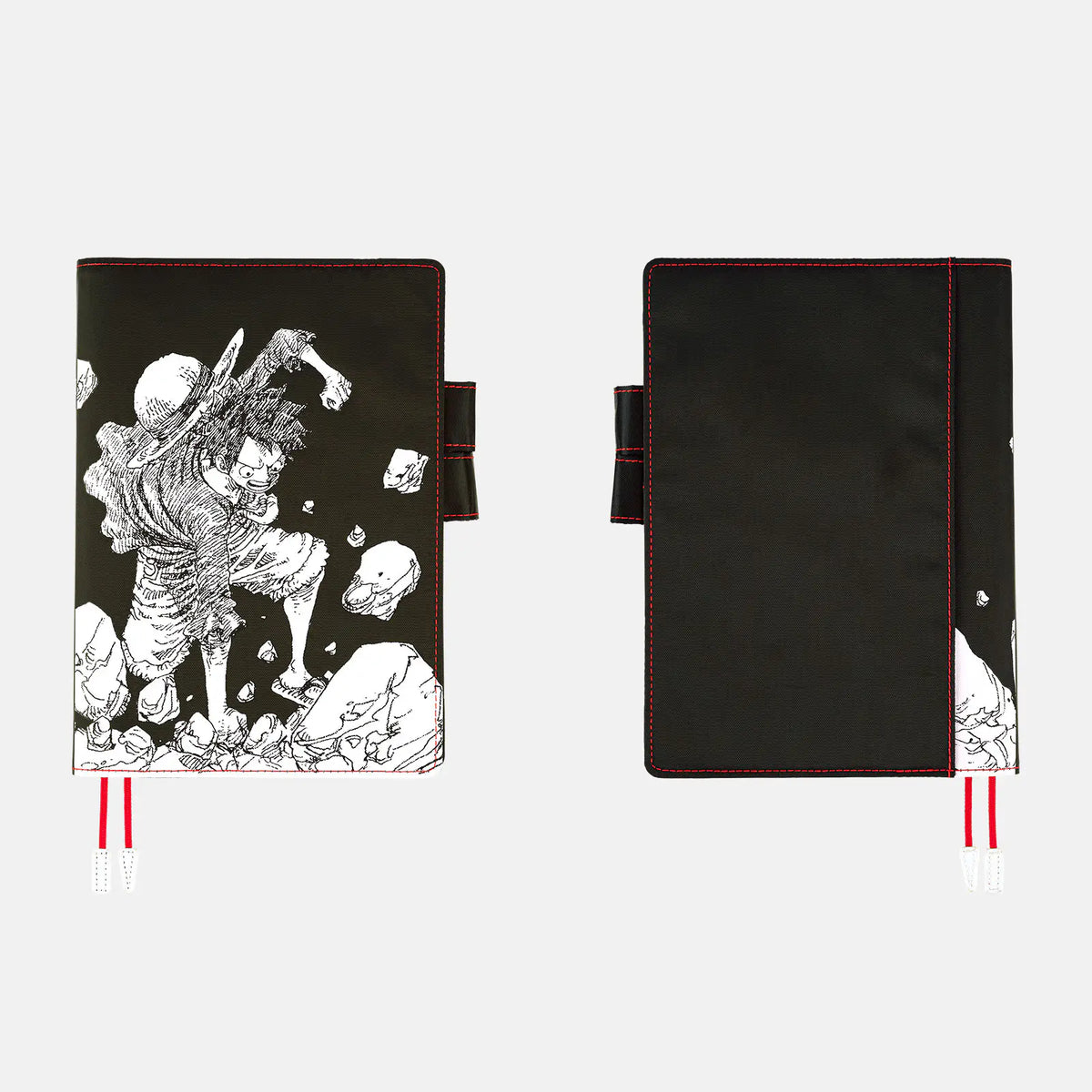 One Piece A5 - Straw Hat Luffy Black Planner Cover - official product view 1