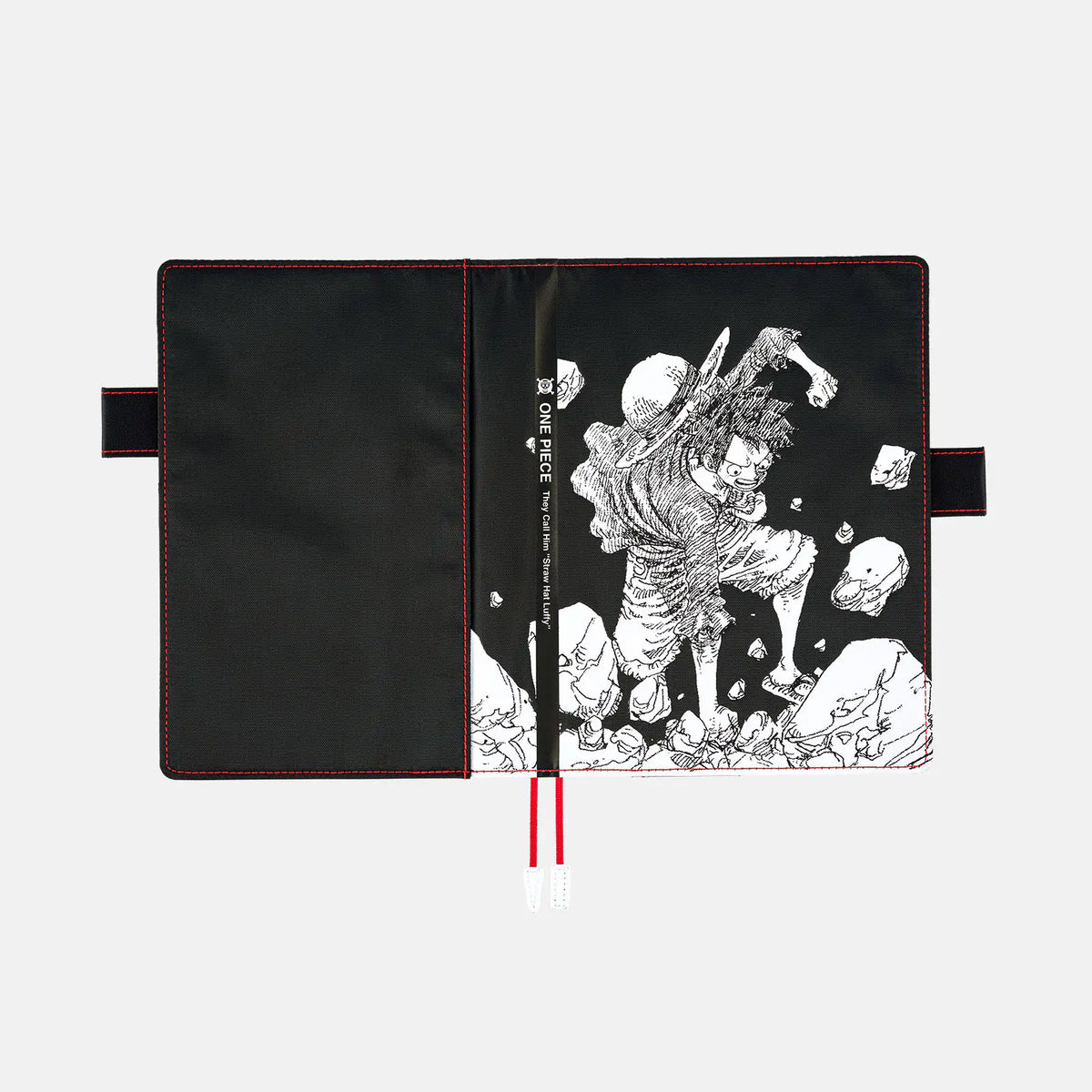 One Piece A5 - Straw Hat Luffy Black Planner Cover - official product view 2