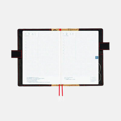 One Piece A5 - Straw Hat Luffy Black Planner Cover - official product view 4