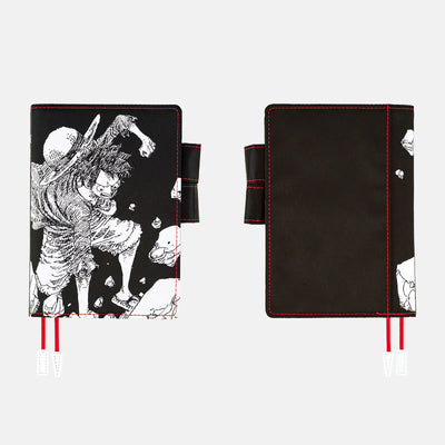 One Piece A6 - Straw Hat Luffy Black Planner Cover - official product view 1