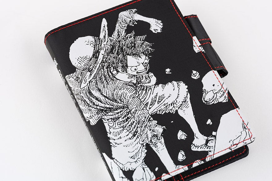 One Piece A6 - Straw Hat Luffy Black Planner Cover - official product view 9