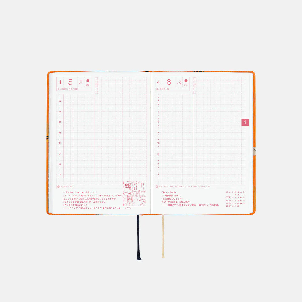 One Piece A6 - Very Very Merry! 2027 HON Daily Planner - official product view 4